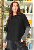 Clemmie Box Knit Black